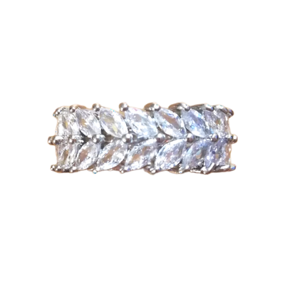 Ορειχάλκινο δαχτυλίδι με ζιργκόν - Gloria Ring
