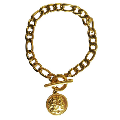 Ατσάλινο επιχρυσωμένο βραχιόλι - Great Alexander Bracelet Gold